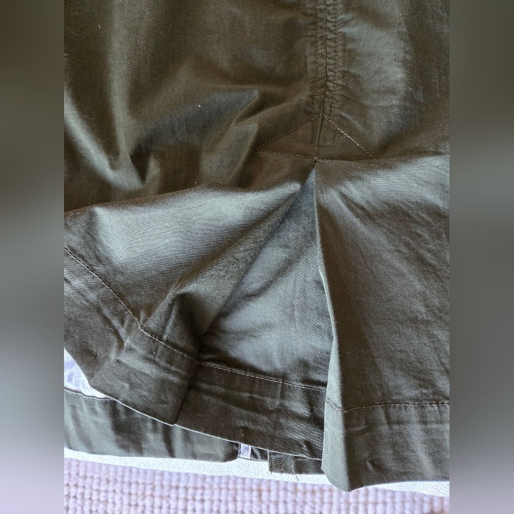 CAbi Expedition jacket trench Safari Travel Springbreak Lightweight M EUC Green - Picture 9 of 15